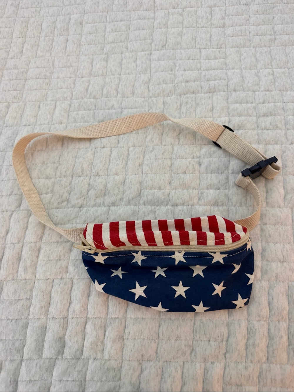 American Flag Star-Spangled Waist Bag - Red, White & Blue
